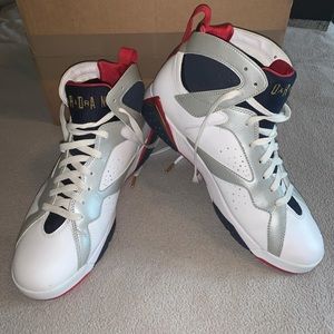 Retro Jordan 7 Olympic - 2012 Release (Red, White, & Blue)